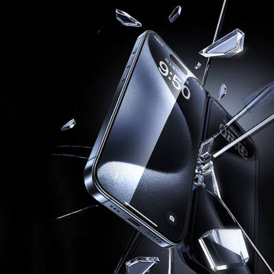 Apple iPhone 17E Wiwu SQ-008 Oleophobic Easy Install Shockproof Tempered Glass Screen Protector + Easy Application Tool - 12