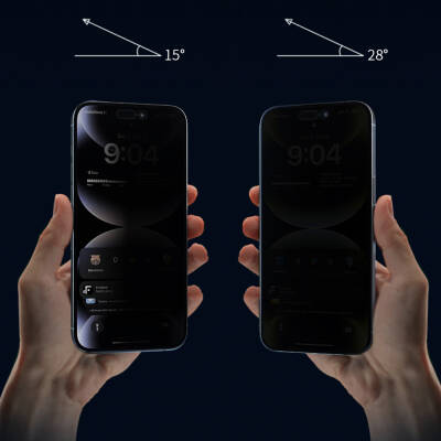 Apple iPhone 17E Wiwu Wi-SQ009 Easy Install iPrivacy 360° Anti-Peep Oleofobik Temperli Cam Ekran Koruyucu + Kolay Uygulama Aparatlı - 11