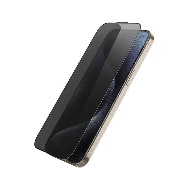 Apple iPhone 17E Wiwu Wi-SQ009 Easy Install iPrivacy 360° Anti-Peep Oleophobic Tempered Glass Screen Protector + Easy Application Tool - 4