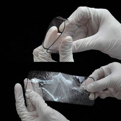 Apple iPhone 17E Zore Alignment Mount Hadid Glass Screen Protector - 4