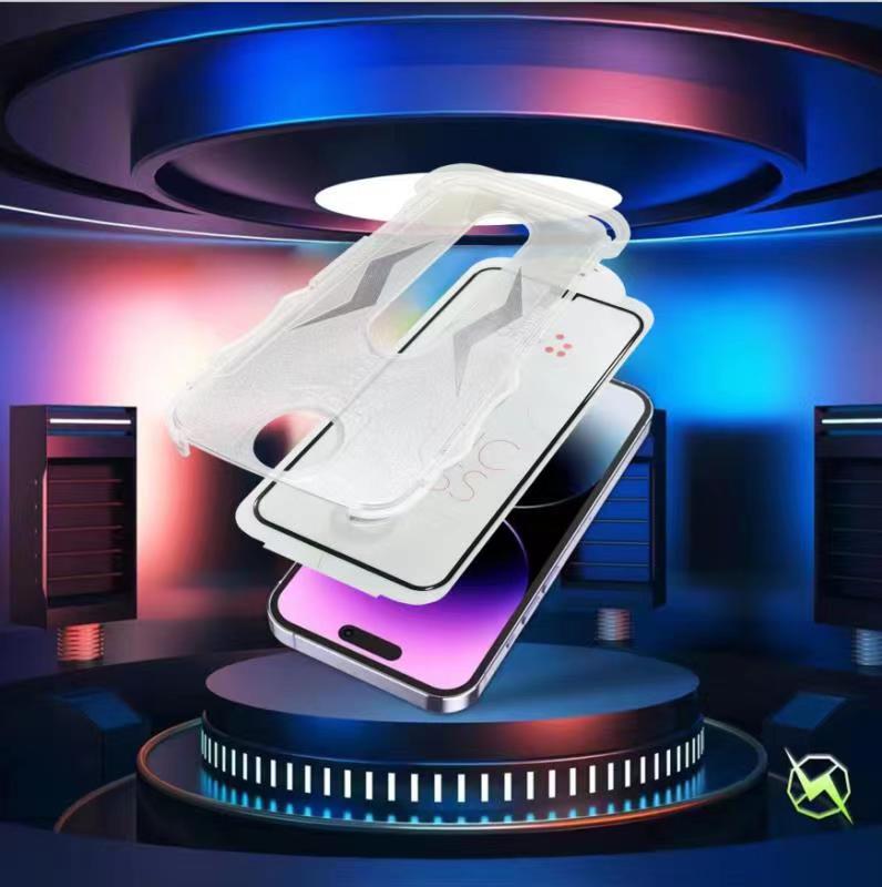 Apple iPhone 17E Zore Easy Application 5D Magic Glass Screen Protector with Adapter - 4