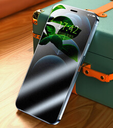 Apple iPhone 17E Zore Rika Premium Privacy Temperli Cam Ekran Koruyucu - 9