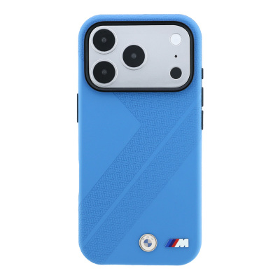 Apple iPhone 18 Pro Case – Genuine Licensed BMW M-Safe (MagSafe Compatible) Cover with M Logo and Tire Tread Pattern - 3