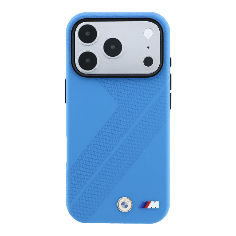Apple iPhone 18 Pro Case – Genuine Licensed BMW M-Safe (MagSafe Compatible) Cover with M Logo and Tire Tread Pattern - 3