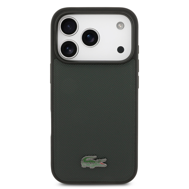Apple iPhone 18 Pro Case, Lacoste Original Licensed, M-safe Charging Feature, PU Piqué Patterned Cover with Metal Logo. - 8