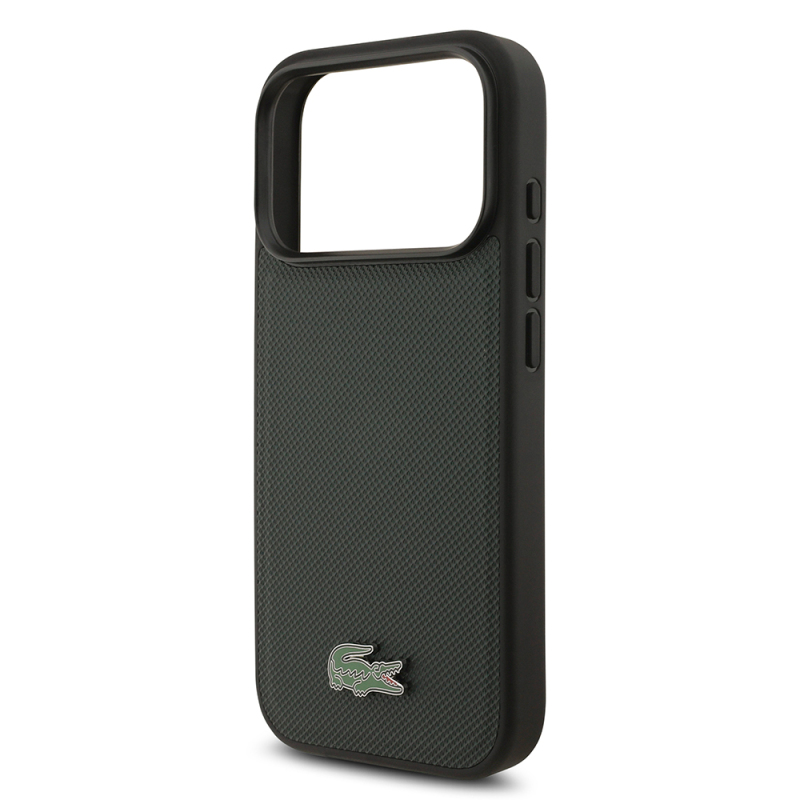 Apple iPhone 18 Pro Case, Lacoste Original Licensed, M-safe Charging Feature, PU Piqué Patterned Cover with Metal Logo. - 11