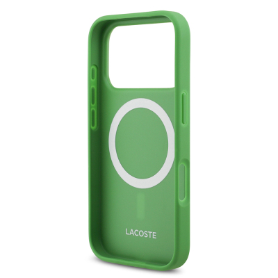 Apple iPhone 18 Pro Case, Lacoste Original Licensed, M-safe Charging Feature, PU Piqué Patterned Cover with Metal Logo. - 19