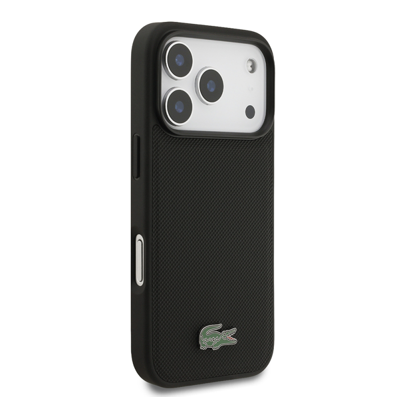 Apple iPhone 18 Pro Case, Lacoste Original Licensed, M-safe Charging Feature, PU Piqué Patterned Cover with Metal Logo. - 23