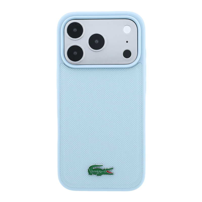 Apple iPhone 18 Pro Case, Lacoste Original Licensed, M-safe Charging Feature, PU Piqué Patterned Cover with Metal Logo. - 43
