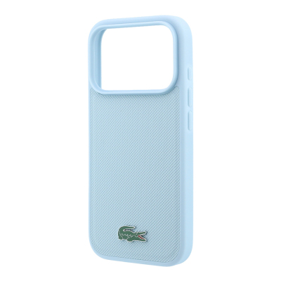 Apple iPhone 18 Pro Case, Lacoste Original Licensed, M-safe Charging Feature, PU Piqué Patterned Cover with Metal Logo. - 46