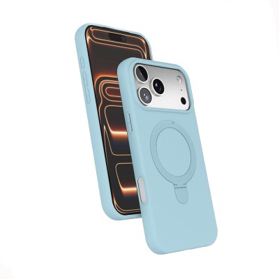 Apple iPhone 18 Pro Case M-safe Charging Stand Zore Samara Cover - 1