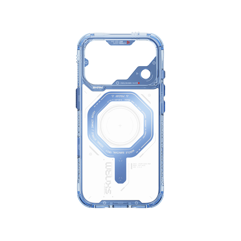 Apple iPhone 18 Pro Case SkinArma M-safe Charging Enabled Airbag Design Magma Cover - 2