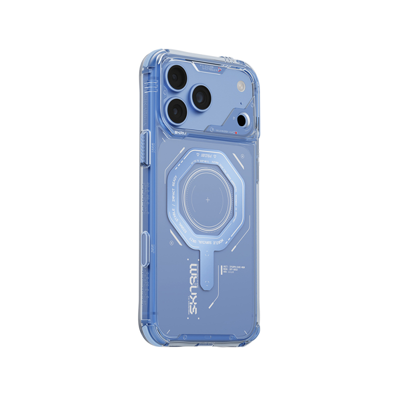 Apple iPhone 18 Pro Case SkinArma M-safe Charging Enabled Airbag Design Magma Cover - 3