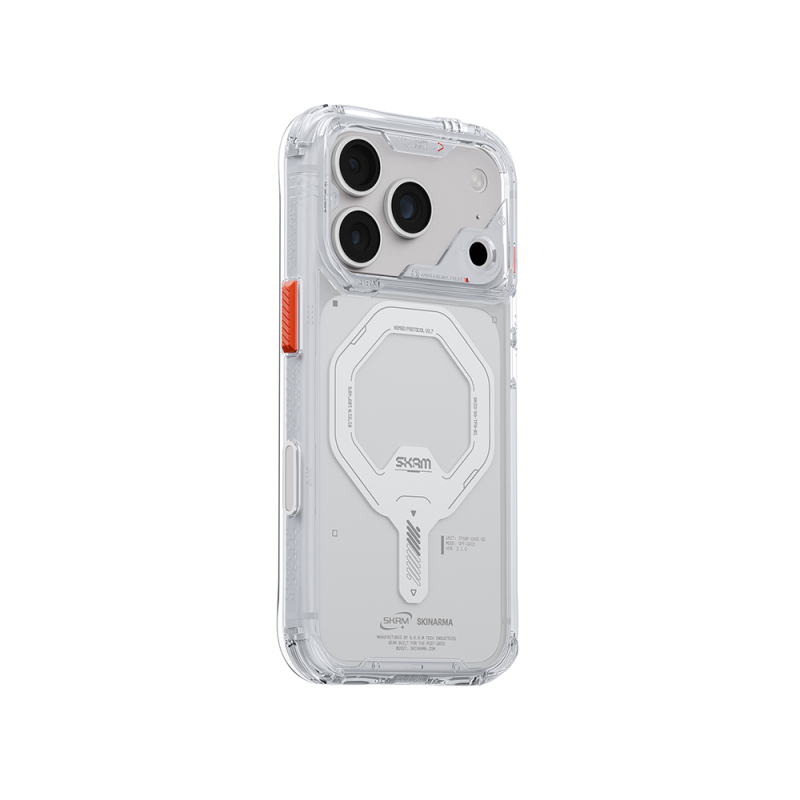 Apple iPhone 18 Pro Case with M-safe Charging Feature, Transparent Airbag Design, Skinarma Saido Mag-Charge Cover - 4