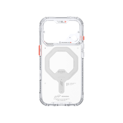 Apple iPhone 18 Pro Case with M-safe Charging Feature, Transparent Airbag Design, Skinarma Saido Mag-Charge Cover - 17