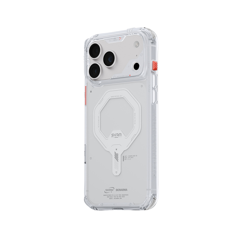 Apple iPhone 18 Pro Case with M-safe Charging Feature, Transparent Airbag Design, Skinarma Saido Mag-Charge Cover - 19