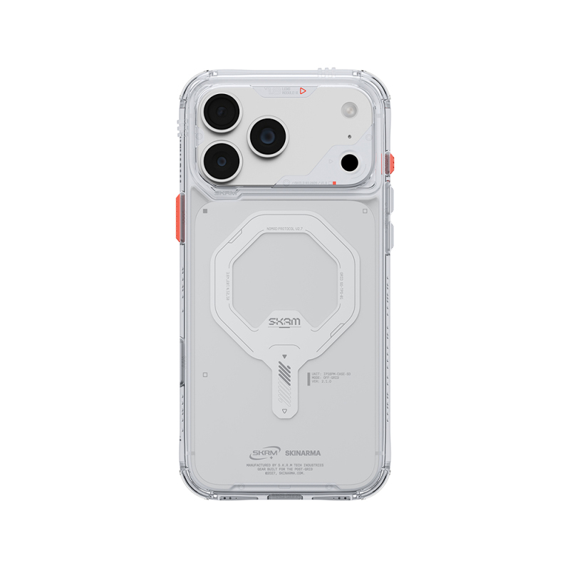 Apple iPhone 18 Pro Case with M-safe Charging Feature, Transparent Airbag Design, Skinarma Saido Mag-Charge Cover - 20