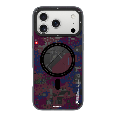 Apple iPhone 18 Pro Case with M-Safe Charging Feature, Youngkit Camouflage Sykell Series Cover - 2