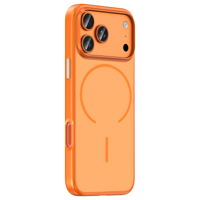 Apple iPhone 18 Pro Case with M-Safe Charging Feature Zore Lora PC Cover - 12