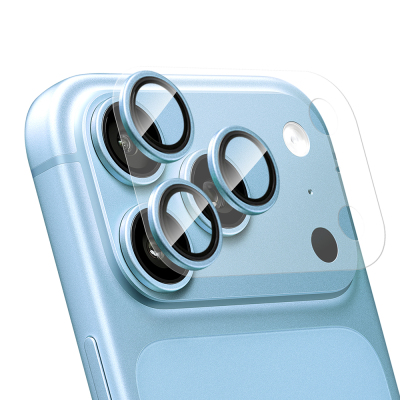 Apple iPhone 18 Pro CaseWorld Alloy Sapphire Safir One-Piece Anti Reflective Safir Kamera Lens Koruyucu - 15