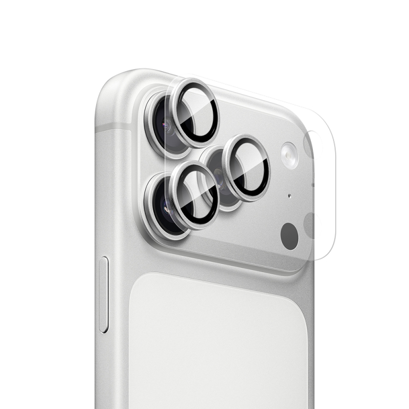 Apple iPhone 18 Pro CaseWorld Alloy Sapphire Safir One-Piece Anti Reflective Safir Kamera Lens Koruyucu - 20