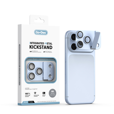 Apple iPhone 18 Pro Go Des CL-23 Anti-Reflective Camera Lens Protector with Stand - 3