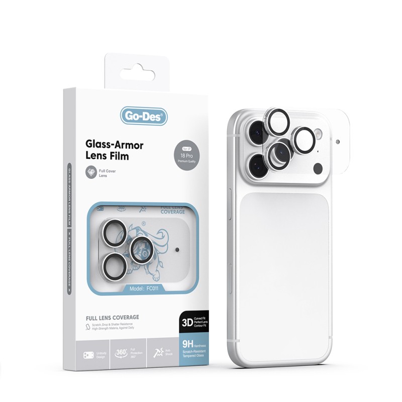 Apple iPhone 18 Pro Go Des FC011 Glass Armor Series Camera Lens Protector - 4