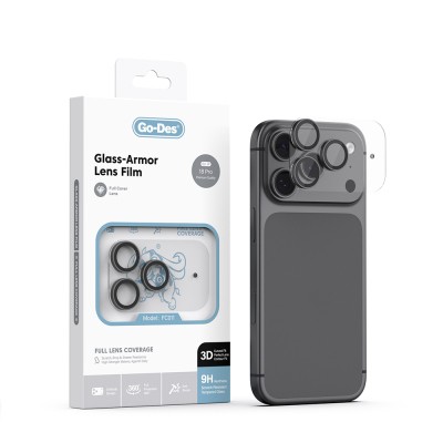Apple iPhone 18 Pro Go Des FC011 Glass Armor Serisi Kamera Lens Koruyucu - 1