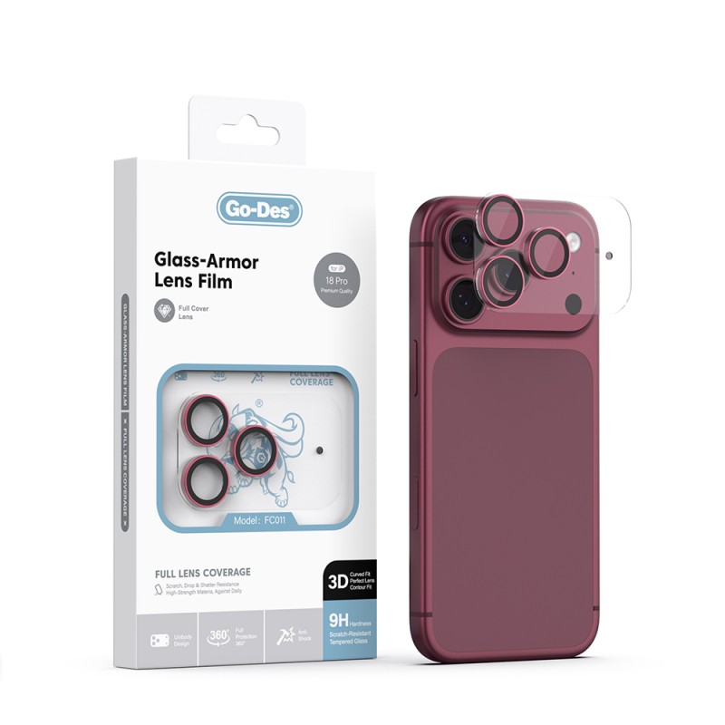Apple iPhone 18 Pro Go Des FC011 Glass Armor Serisi Kamera Lens Koruyucu - 2