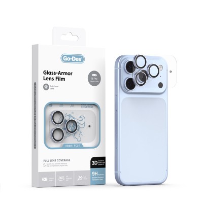 Apple iPhone 18 Pro Go Des FC011 Glass Armor Serisi Kamera Lens Koruyucu - 3
