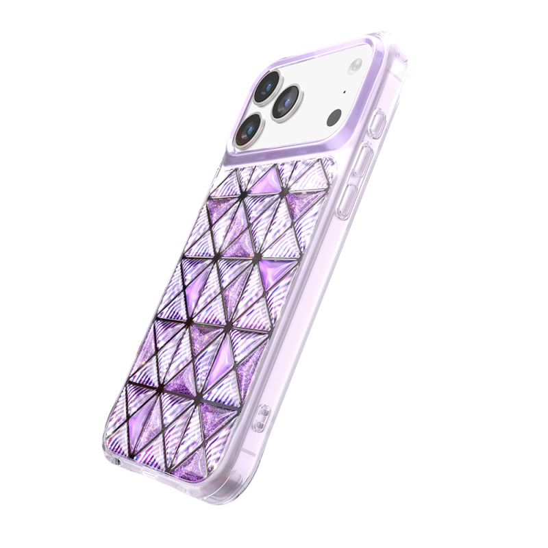 Apple iPhone 18 Pro Kılıf 3D Buz Blok Desenli Zore Paris Kairo TPU Kapak - 4