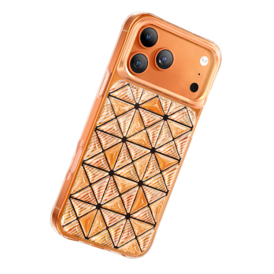 Apple iPhone 18 Pro Kılıf 3D Buz Blok Desenli Zore Paris Kairo TPU Kapak - 21
