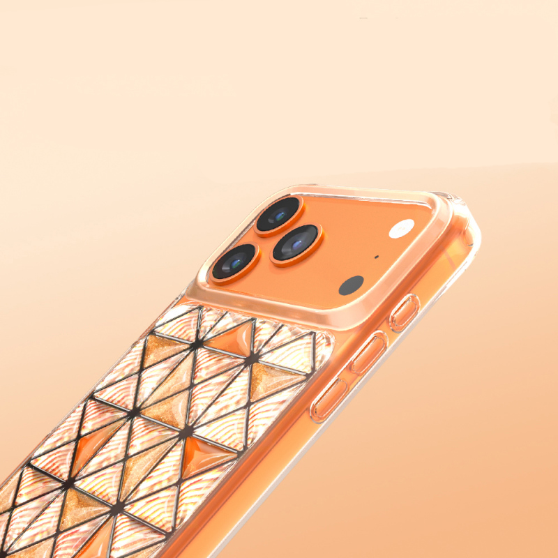 Apple iPhone 18 Pro Kılıf 3D Buz Blok Desenli Zore Paris Kairo TPU Kapak - 22
