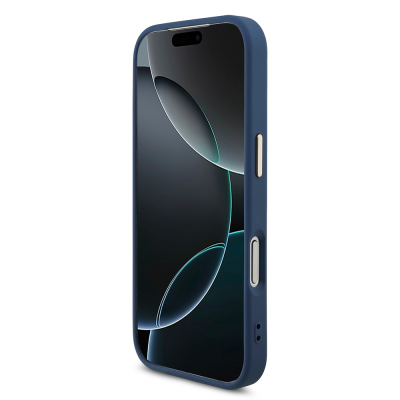 Apple iPhone 18 Pro Kılıf Guess Orjinal Lisanslı Gold Metal Kamera Çerçeveli 4G Desenli Metal Büyük 4G ve Yazı Logolu Kapak - 30
