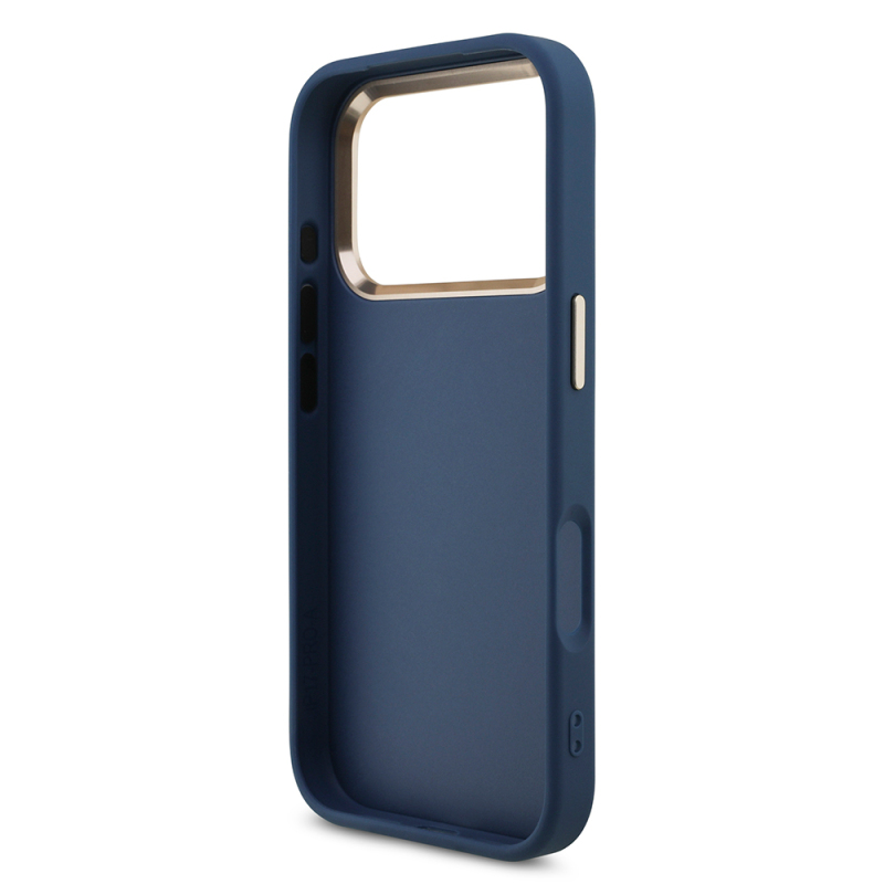 Apple iPhone 18 Pro Kılıf Guess Orjinal Lisanslı Gold Metal Kamera Çerçeveli 4G Desenli Metal Büyük 4G ve Yazı Logolu Kapak - 32