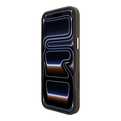 Apple iPhone 18 Pro Kılıf Guess Orjinal Lisanslı M-safe Şarj Özellikli Deri 4G Desenli Şeritli Yazı Logolu Kapak - 8