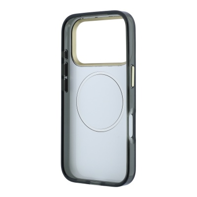 Apple iPhone 18 Pro Kılıf Guess Orjinal Lisanslı M-safe Şarj Özellikli Gül Desenli Simli Yazı Logolu Kapak - 16