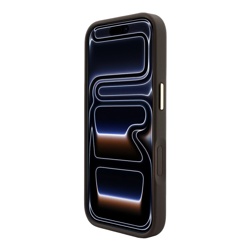 Apple iPhone 18 Pro Kılıf Guess Orjinal Lisanslı M-safe Şarj Özellikli Metal Kamera Çerçeveli C-Magnet 4G Desenli Yazı Logolu Kapak - 29