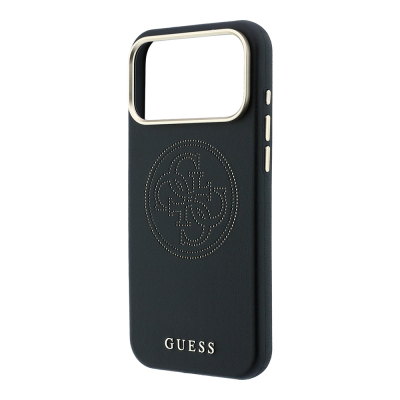 Apple iPhone 18 Pro Kılıf Guess Orjinal Lisanslı M-safe Şarj Özellikli PU Delikli 4G ve Yazı Logolu Kapak - 14