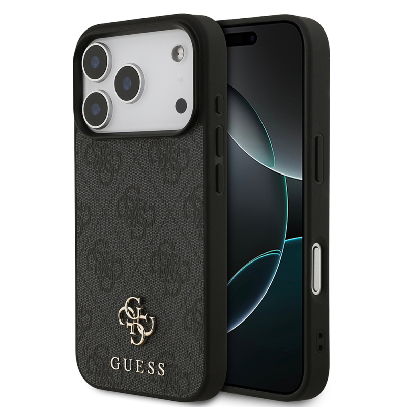 Apple iPhone 18 Pro Kılıf Guess Orjinal Lisanslı M-safe Şarj Özellikli Small 4G Classic Kapak - 1