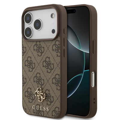 Apple iPhone 18 Pro Kılıf Guess Orjinal Lisanslı M-safe Şarj Özellikli Small 4G Classic Kapak - 17