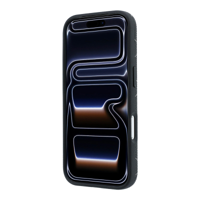 Apple iPhone 18 Pro Kılıf Lacoste Orjinal Lisanslı M-safe Şarj Özellikli Metal Logolu Deri Karışık Monogram Desenli Kapak - 22