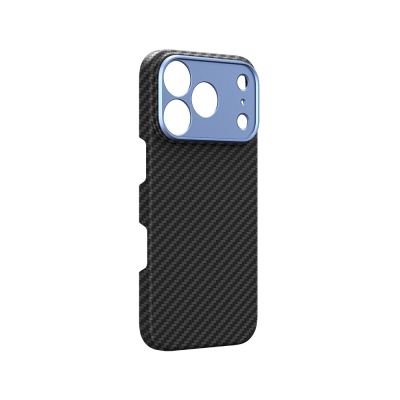 Apple iPhone 18 Pro Kılıf M-safe Şarj Özellikli 1500D Aramid Fiber Lens Korumalı Amazingthing Titan Max Serisi Karbon Kapak - 14