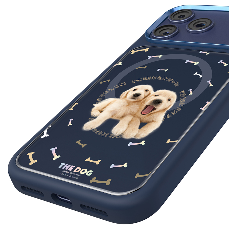 Apple iPhone 18 Pro Kılıf M-safe Şarj Özellikli 3D Baskılı Tasarım Mutural The Dog Serisi Kapak - 14