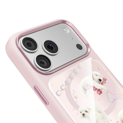 Apple iPhone 18 Pro Kılıf M-safe Şarj Özellikli 3D Baskılı Tasarım Mutural The Dog Serisi Kapak - 22