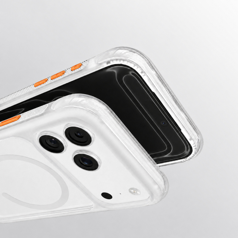 Apple iPhone 18 Pro Kılıf M-safe Şarj Özellikli Airbag Tasarımlı Mutural Air Shield Serisi Kapak - 14