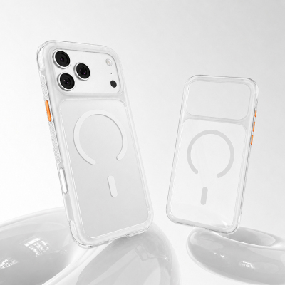 Apple iPhone 18 Pro Kılıf M-safe Şarj Özellikli Airbag Tasarımlı Mutural Air Shield Serisi Kapak - 7