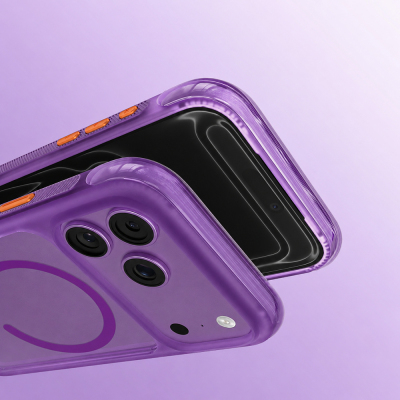 Apple iPhone 18 Pro Kılıf M-safe Şarj Özellikli Airbag Tasarımlı Mutural Air Shield Serisi Kapak - 15