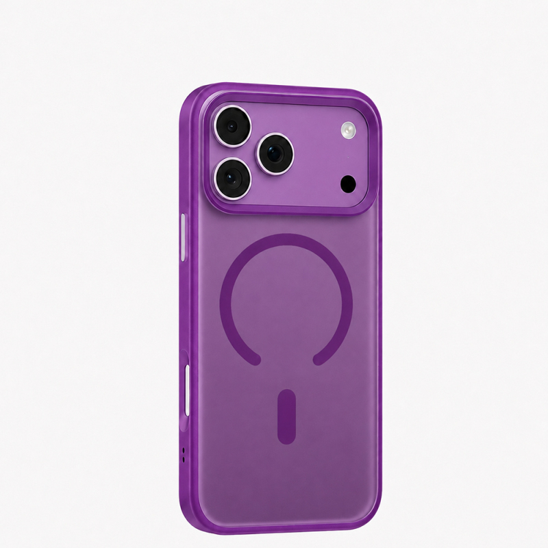 Apple iPhone 18 Pro Kılıf M-safe Şarj Özellikli Airbag Tasarımlı Mutural Mist Serisi Kapak - 6