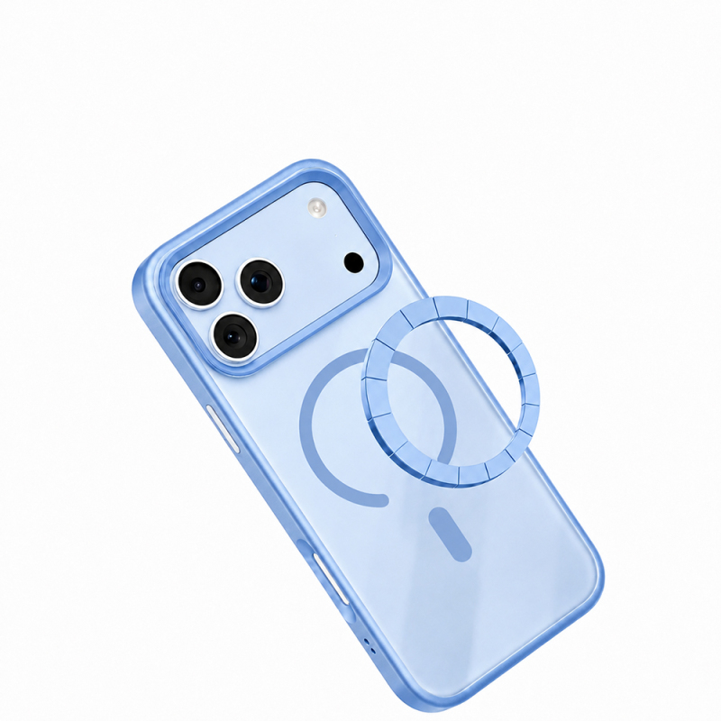 Apple iPhone 18 Pro Kılıf M-safe Şarj Özellikli Airbag Tasarımlı Mutural Mist Serisi Kapak - 11